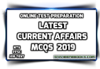 Latest Current Affairs Mcqs Test