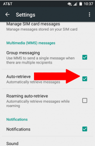 Be sure to turn off the 'auto-retrieve' option in your messenger's settings.