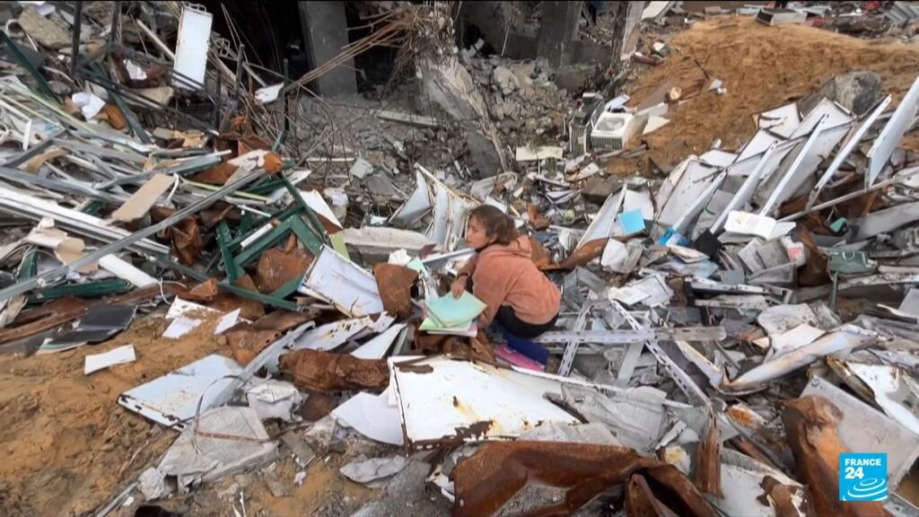 Gazans resort to burning books for fuel amid spiralling humanitarian crisis