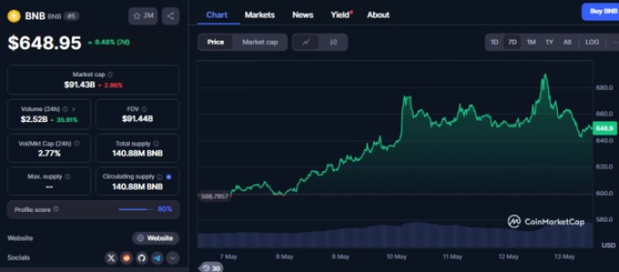 Best Presales for the Upcoming Bull Run BNB on Coinmarketcap