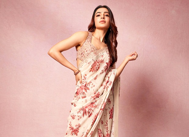 Samantha Ruth Prabhu stuns in red bloom saree as worth Rs. 98,000; watch 98000 : Bollywood News