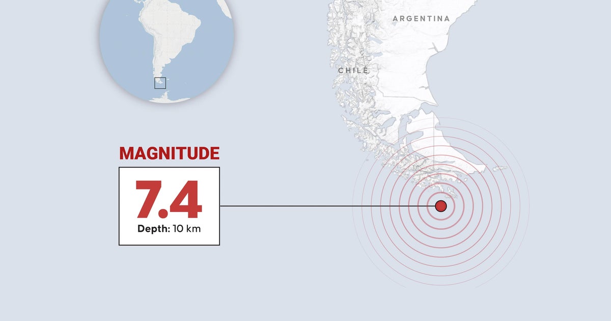 7.4 magnitude earthquake strikes off coast of Chile and Argentina, tsunami warning issued